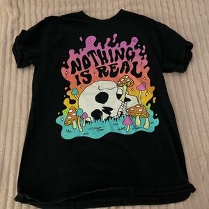 Spencer's Black Tee with Colorful Graphic